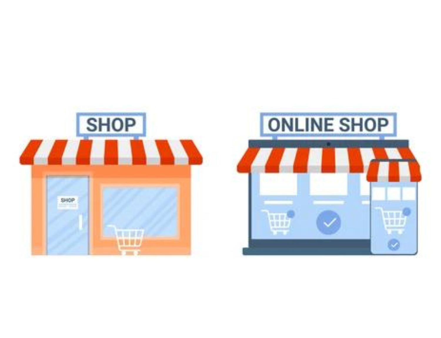 Offline store vs online shop benefits